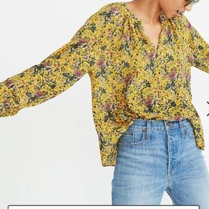 Madewell x Karen Walker 100% Silk blouse